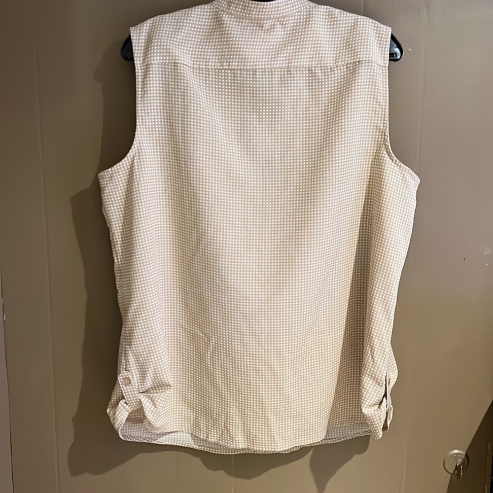NY Collection Women’s Tunic Top in Beige Sz XL. NEW - Picture 4 of 10